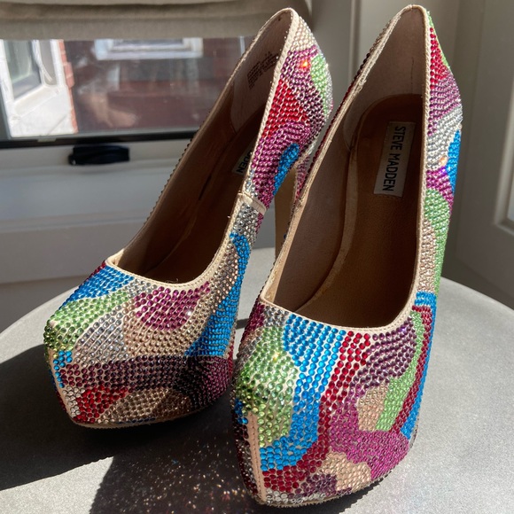 Rhinestone Platform pumps Steve Madden - Picture 4 of 6